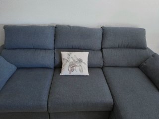 Sofá Eskilstuna Ikea Chaiselong Azul