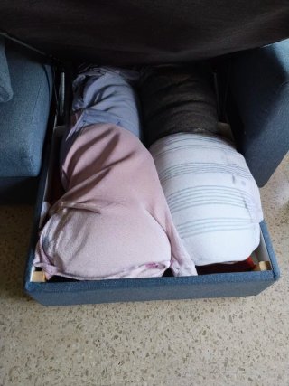 Sofá Eskilstuna Ikea Chaiselong Azul