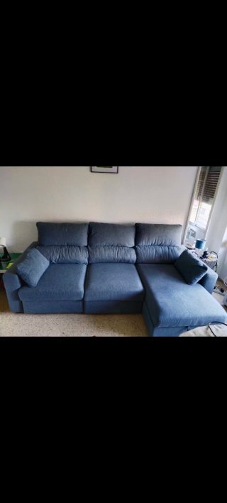 Sofá Eskilstuna Ikea Chaiselong Azul