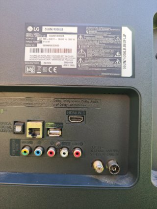 TV LG 55 55UN74006LB Pantalla Rota (para desguace)