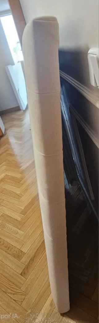 Cabecero Cama 160cm Beige Tela