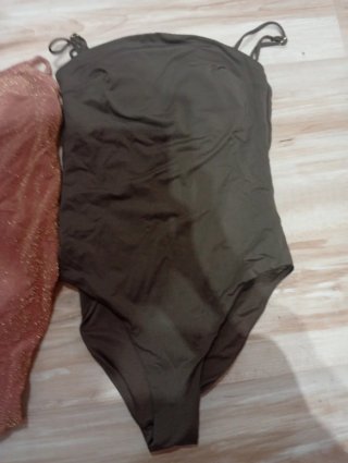 Costumi da bagno taglia XS-S nero e rosa