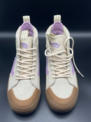 Vans Sk8-Hi Beige Viola Scarponcini Taglia Eur 36