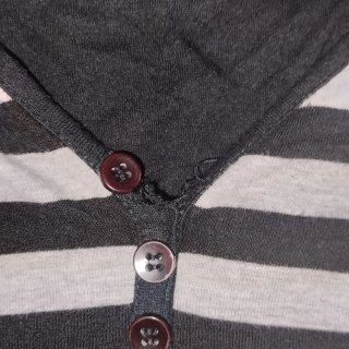 Camiseta Rayas Vintage Encaje