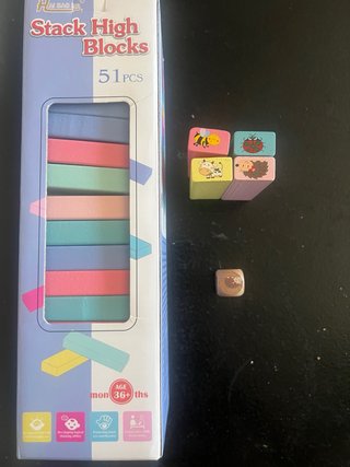 Juego de bloques apilables infantil