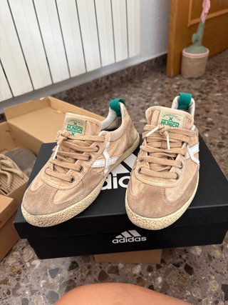 Zapatillas Munich Beige y Verde