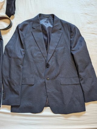 Traje Zara Hombre Gris Talla 40