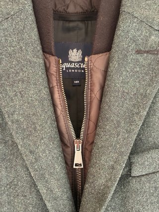 Giacca Aquascutum London Verde Scuro 38R come nuov