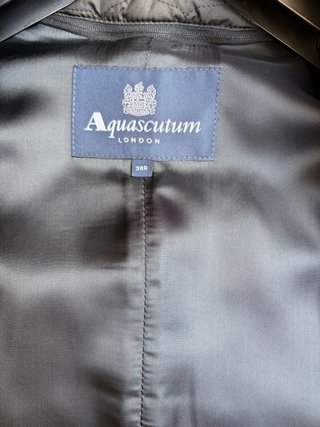 Giacca Aquascutum London Verde Scuro 38R come nuov