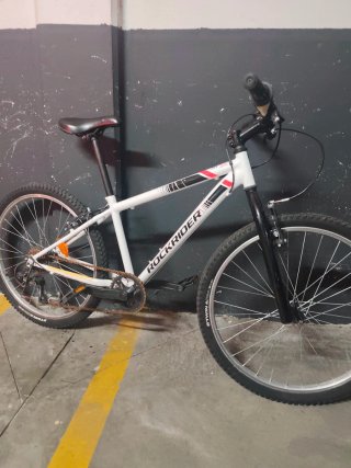 Bicicleta Rockrider Blanca 24 pulgadas