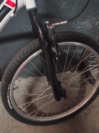 Bicicleta Rockrider Blanca 24 pulgadas