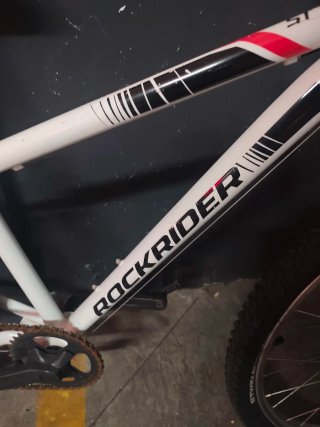 Bicicleta Rockrider Blanca 24 pulgadas