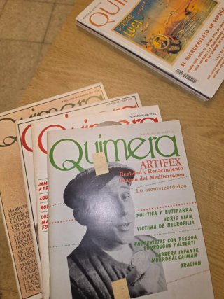Lote de 68 revistas de literatura Quimera ​
