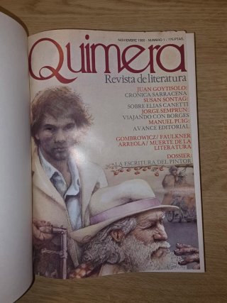 Lote de 68 revistas de literatura Quimera ​
