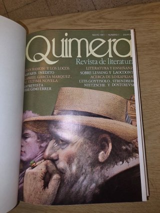Lote de 68 revistas de literatura Quimera ​