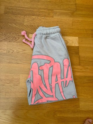 Syna World Shorts Talla S Gris Rosa