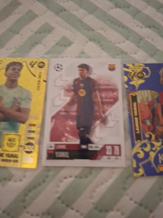 Lote cromos Lamine Yamal Panini