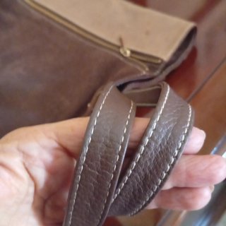 Bolso Purificación García ante marrón