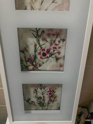 Cuadro decorativo flores rosas Ikea