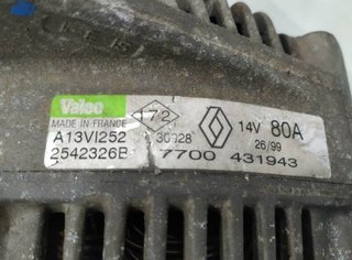 7700431943 alternador renault megane i 336167