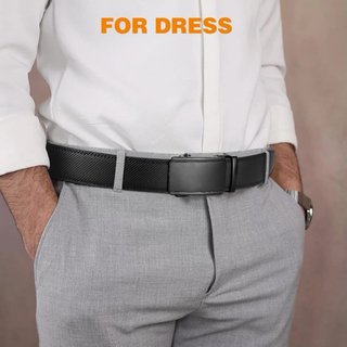 Cinturón BESTKEE Cuero Negro/Marrón 110cm