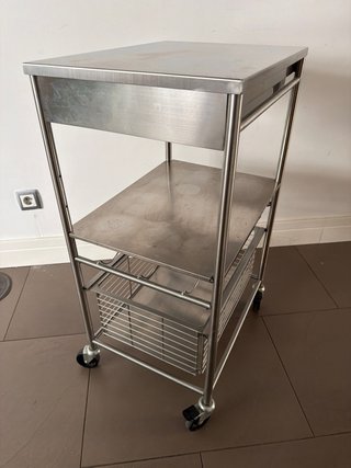 Carro Cocina Ikea Grundtal Acero Inox Ruedas