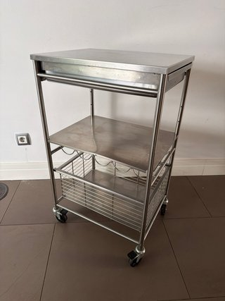 Carro Cocina Ikea Grundtal Acero Inox Ruedas