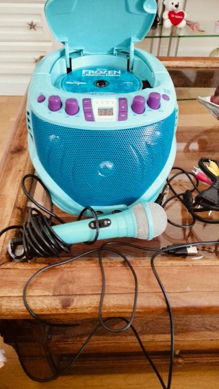 Karaoke Infantil Frozen Lexibook CD con Micrófono