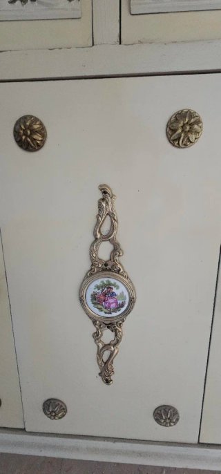 Aparador Vintage Luis XVI Beige/Dorado