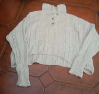 Jersey corto blanco botones