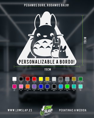 PEGATINA BEBÉ A BORDO - TOTORO