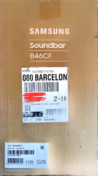 Barra de Sonido Samsung HW-B46CF 2.1 Nueva