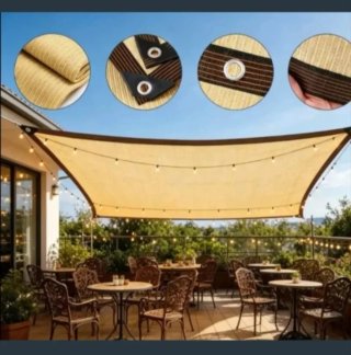 Toldo Vela Malla Rectangular 3X5 Metros