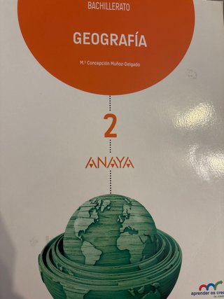 Geografía, 2 Bachillerato
