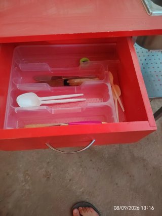 Mueble Fregadero Cocina Metal y Madera