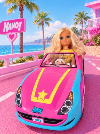 Muñeca Nancy California y su Coche