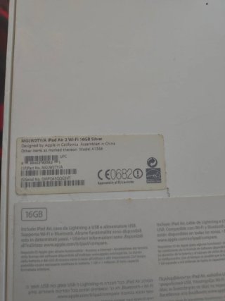 iPad Air 2 silver, 16gb