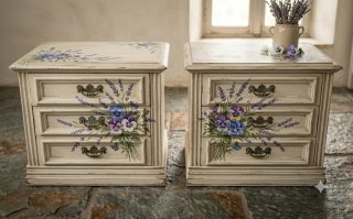 Coppia Comodini Classici Legno