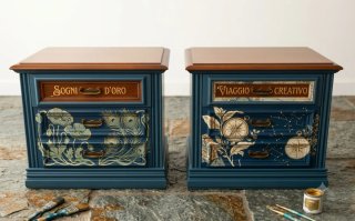 Coppia Comodini Classici Legno