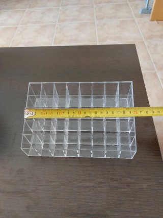 Estante organizador transparente productos de uñas