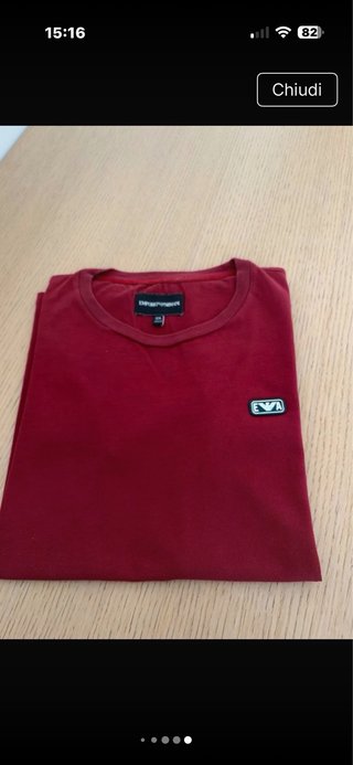 T-shirt Emporio Armani bambino taglia 12 anni