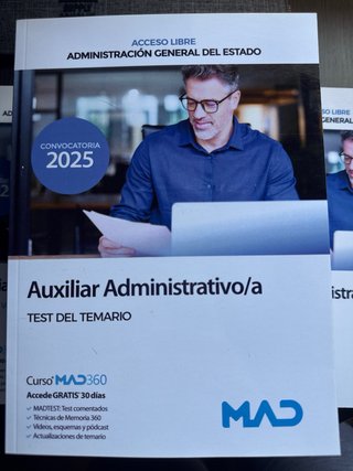 Temario Auxiliar Administrativo Estado