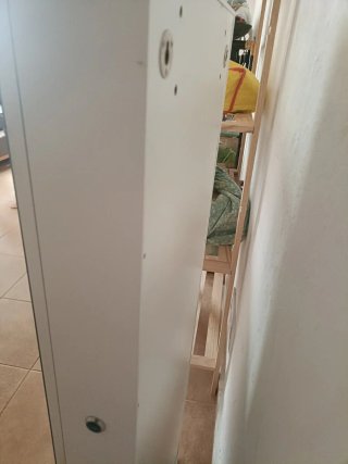 Espejo joyero blanco