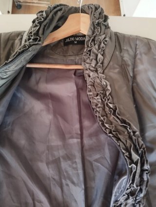Chaqueta abrigo talla M gris