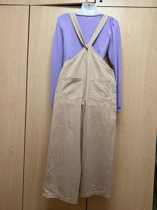 Peto tobillero pierna ancha beige