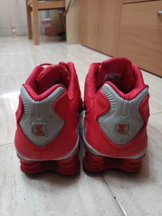 Nike Shox TL Rojo Plata