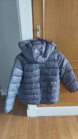Chaqueta niña gris con estrellas Kids