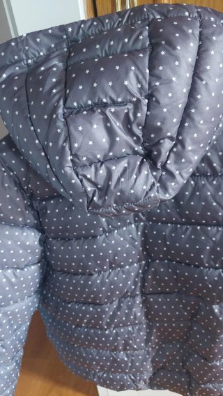 Chaqueta niña gris con estrellas Kids