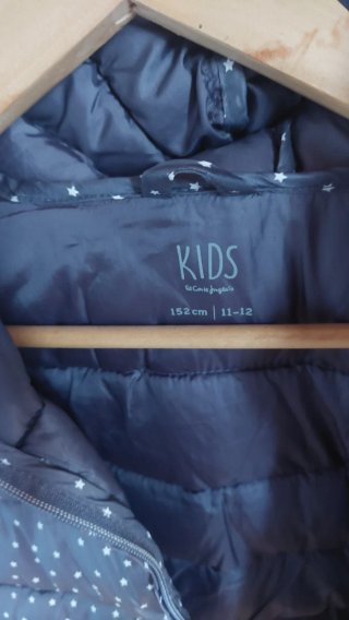 Chaqueta niña gris con estrellas Kids
