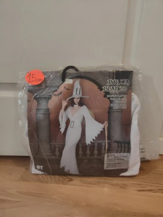 Disfraz Bruja Blanca Halloween Talla Única